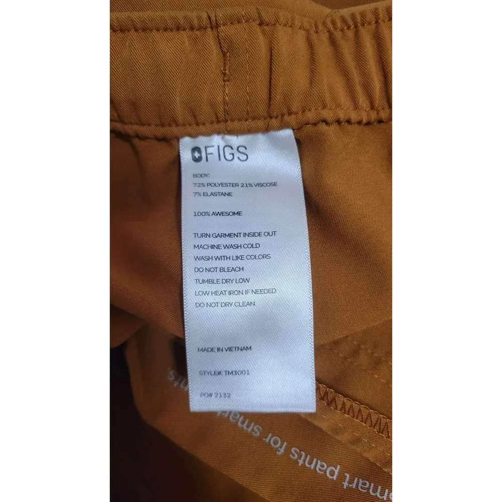 Figs Technical Collection Men's Size Small Scrub Pants - Terracotta